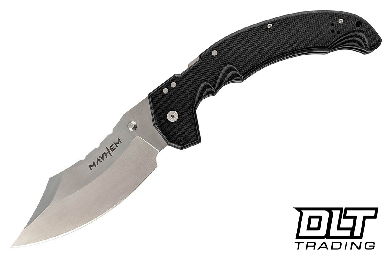 Cold Steel OSS Kampfmesser – Feststehende Klinge Mit Kraton-Griff, Schwarz