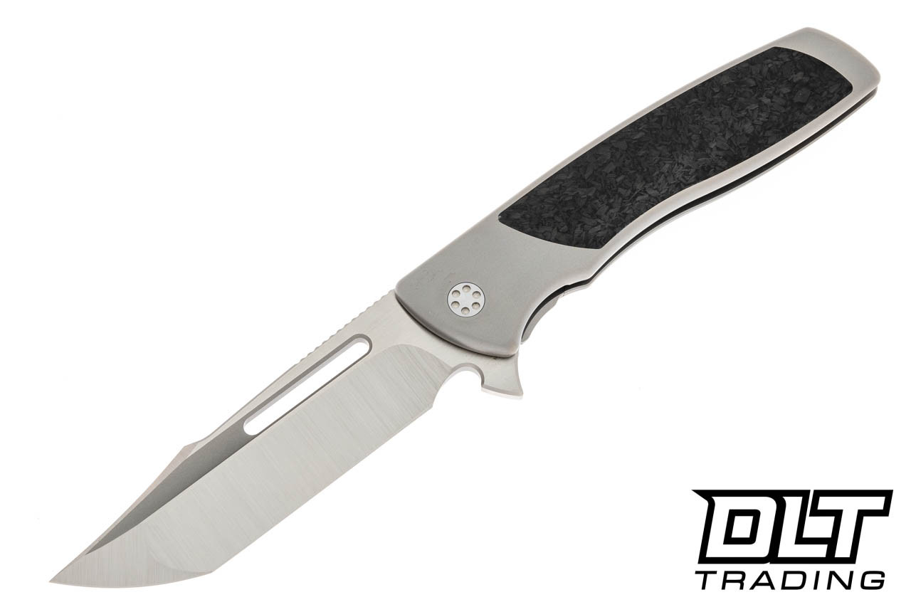 Sharp By Design Evo Typhoon Harpoon Tanto - Bead Blasted Titanium
