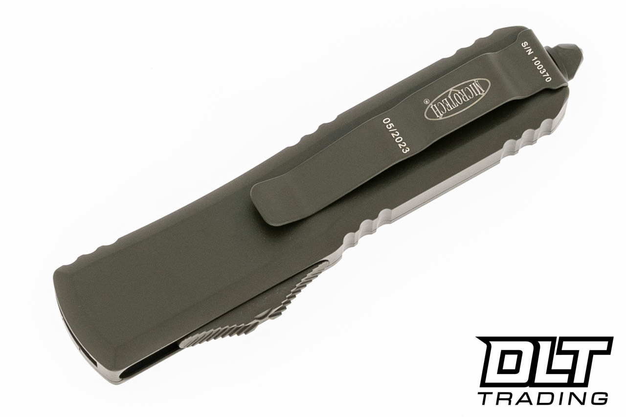 Microtech UTX-85 T/E - OD Green Cerakote Handle - OD Green