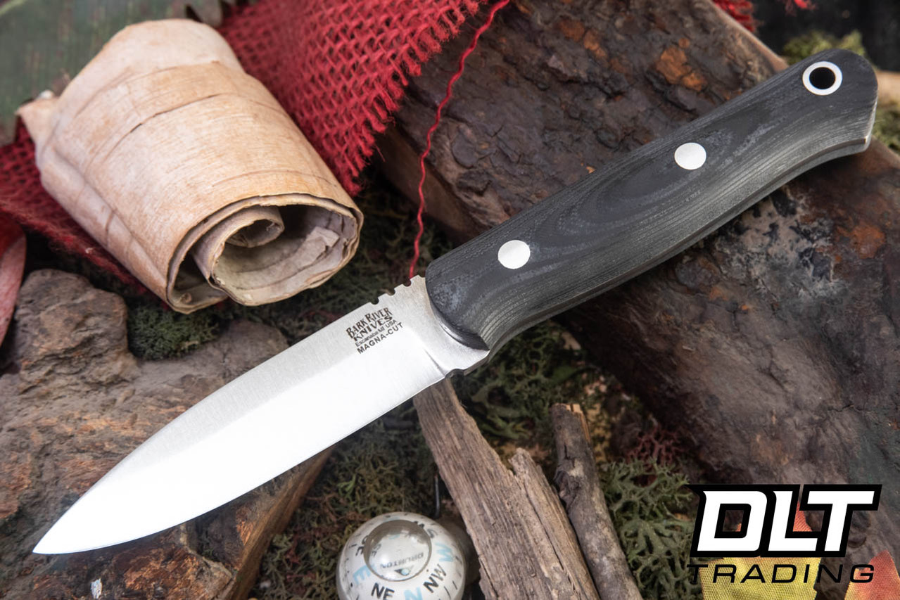 Bark River Bushcraft Scout MagnaCut Black Suretouch - Matte