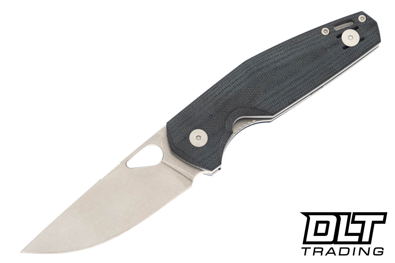 GiantMouse ACE Nimbus V3 - Double Black Canvas Micarta - DLT Trading