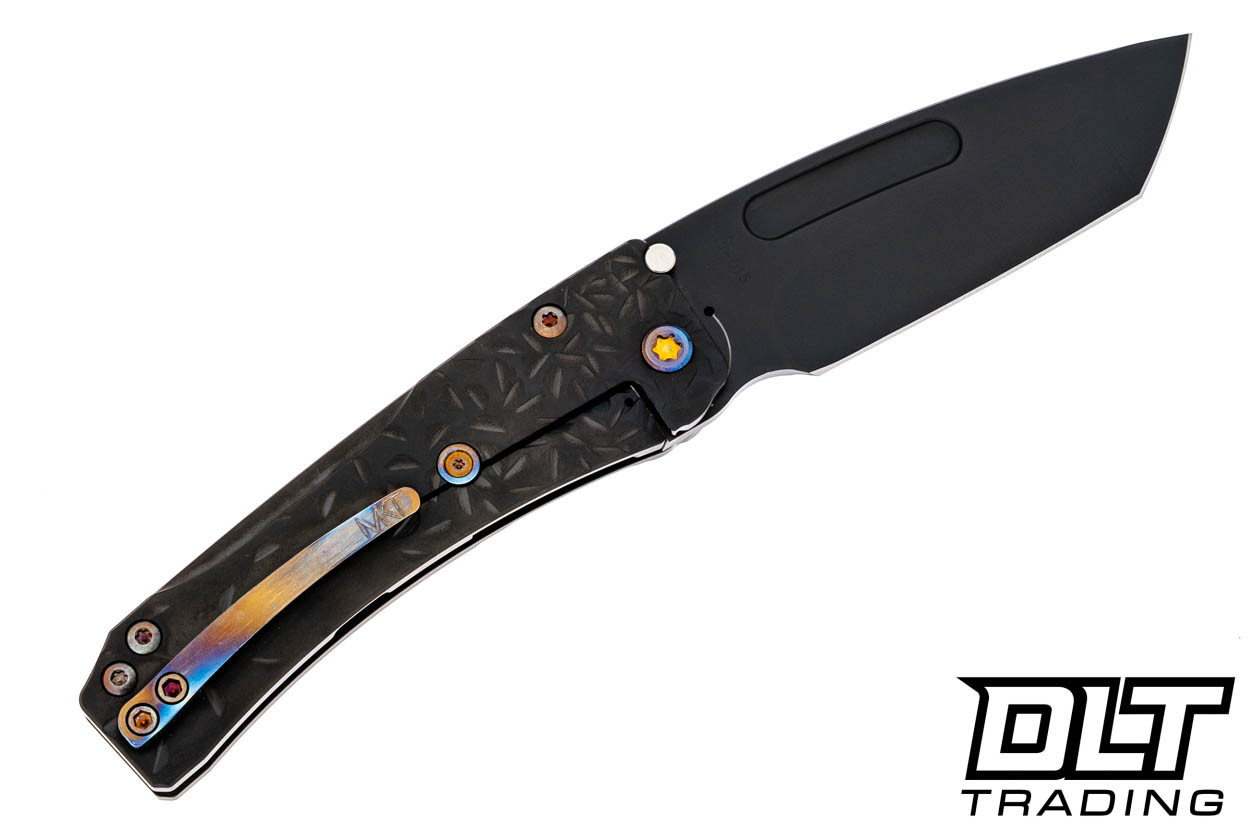 ENTWURFEN 黒 トウラハット　M Medford Slim Midi Marauder Tanto - PVD S90V - PVD Hammered