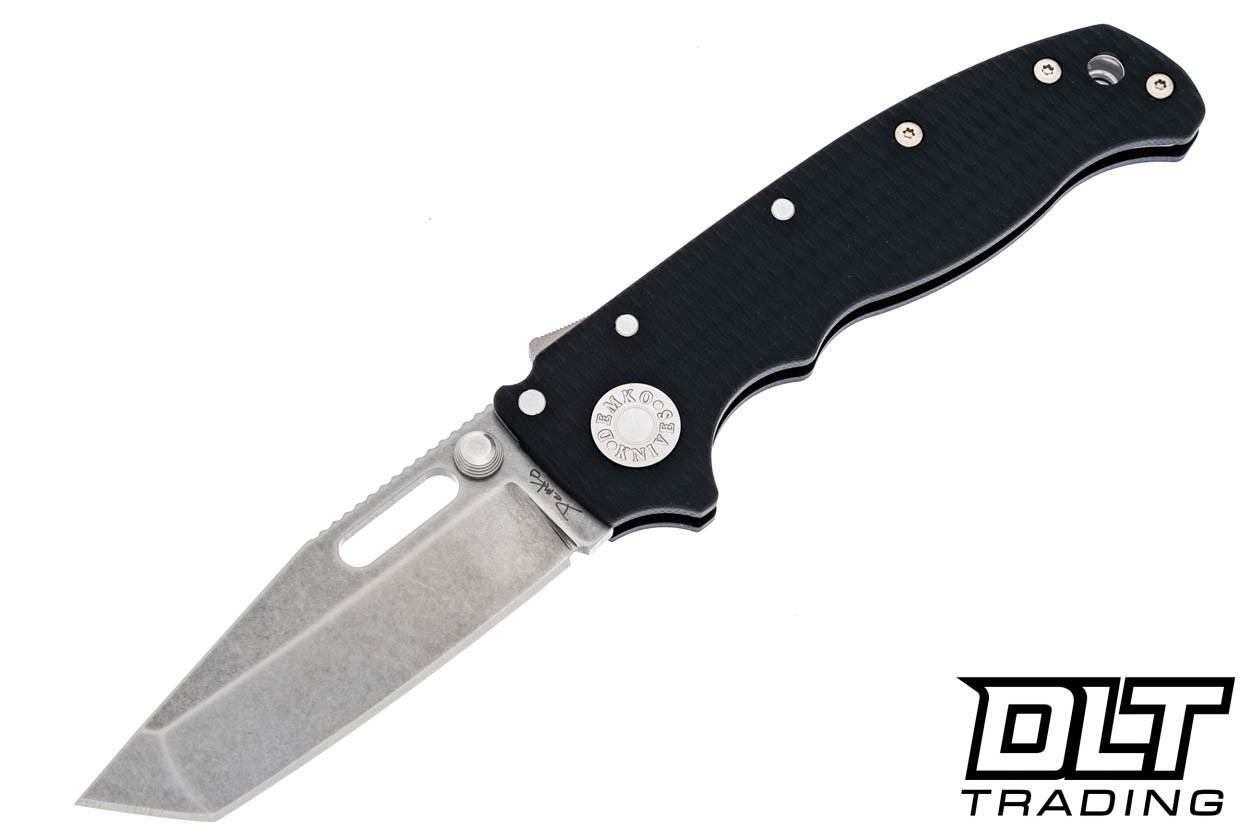 Demko AD20.5 3V - Slotted Tanto - Black G-10 - DLT Trading