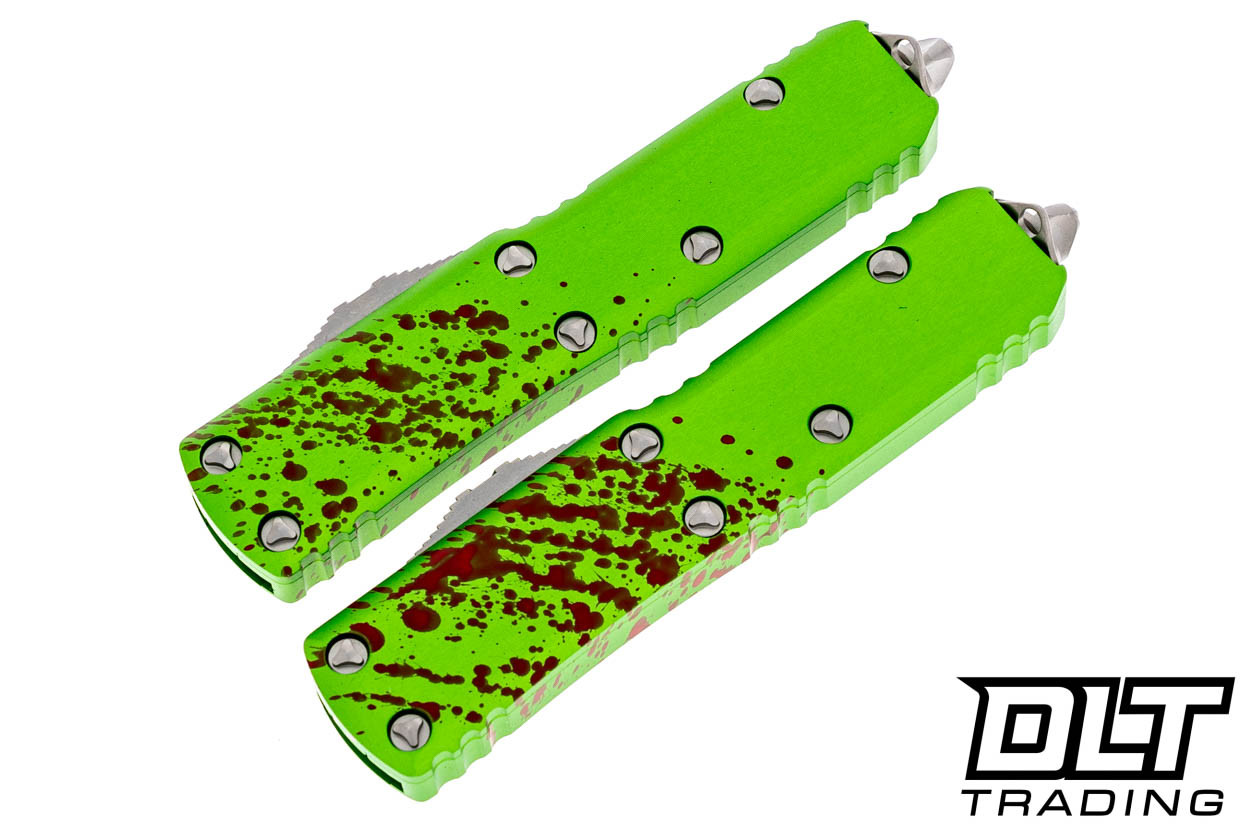 Microtech UTX-85 Hellhound & Warhound Set - Zombie Handle