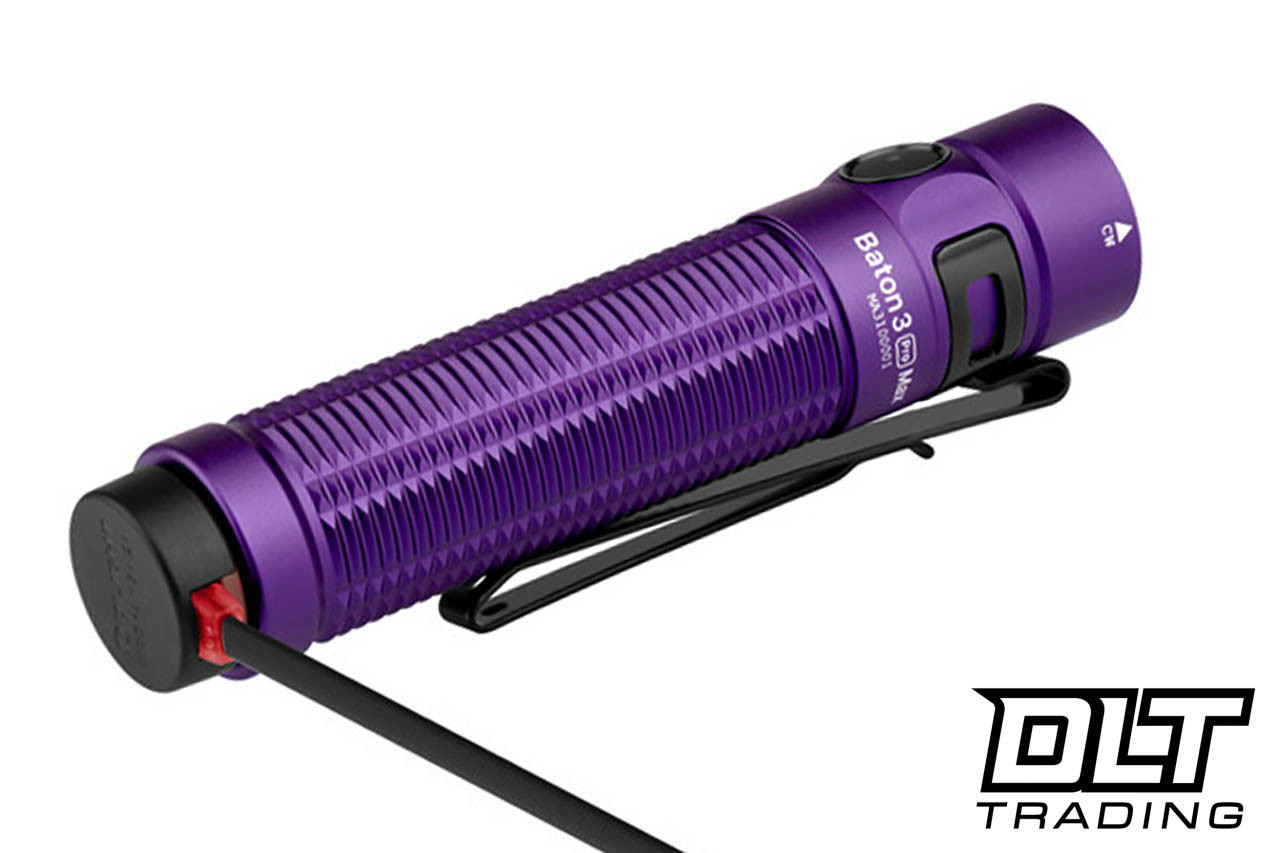 Olight Baton 3 Pro Max - Purple - Cool White - DLT Trading