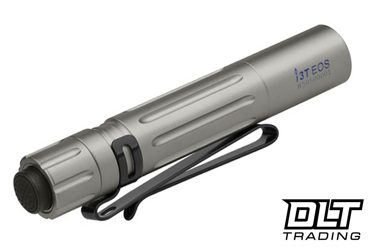 Olight i3T EOS Titanium - Vertical Lines - DLT Trading