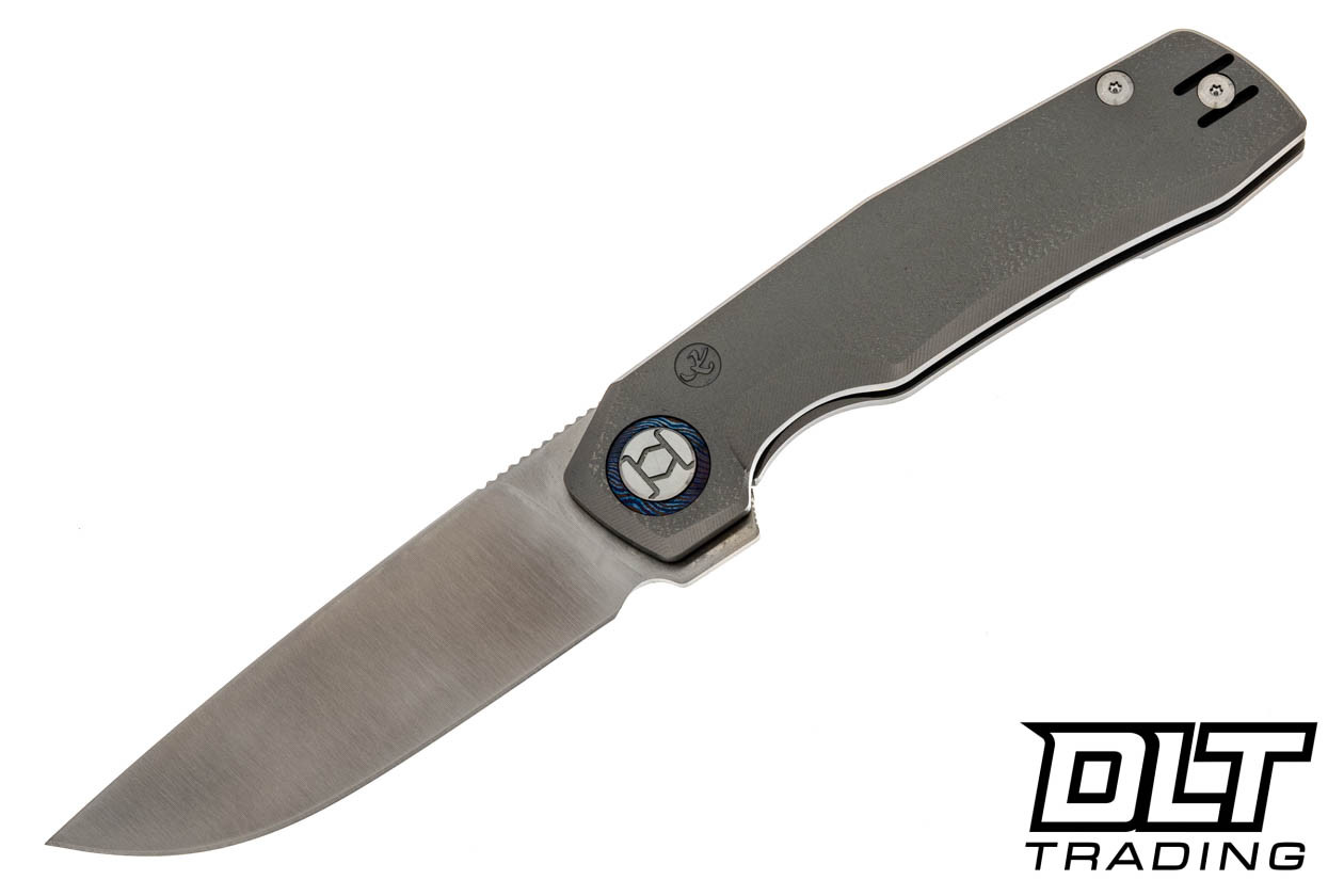 Kunwu Tao Compact Elmax - Titanium - Timascus Pivot - DLT Trading