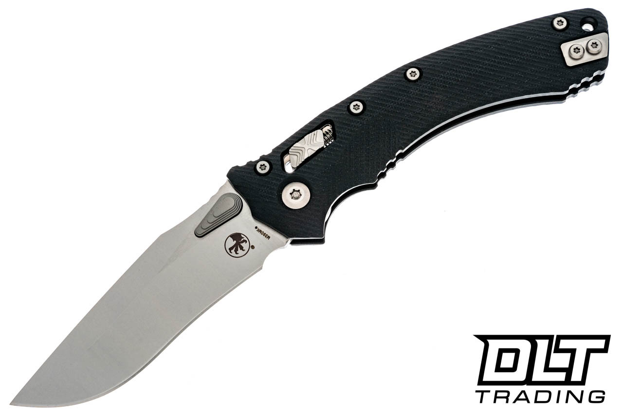 Microtech 137RL-10FLGTBK Amphibian Ram-Lok - Black Fluted G-10