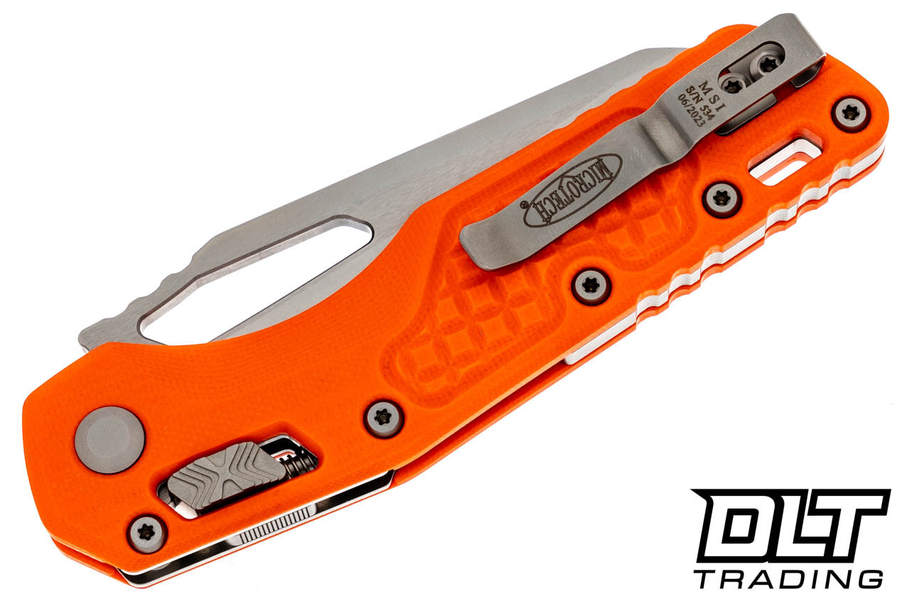 Microtech 210-11FRGTOR MSI S/E - Orange Frag G-10 - Stonewashed