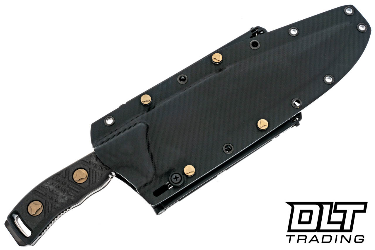 Microtech 104-2DLCCFS Arbiter - Carbon Fiber - Black DLC Blade