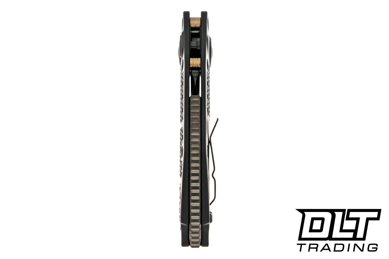Michi⭐です！ Microtech 169-1DLCTSH Stitch S/E Shadow - Black Handle - Black DLC