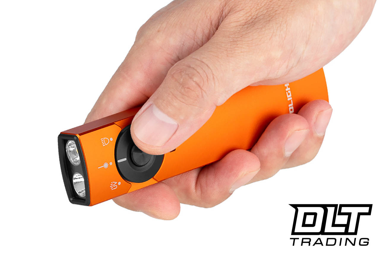Olight Arkfeld Pro - Orange - Cool White - UV & Green Laser - DLT
