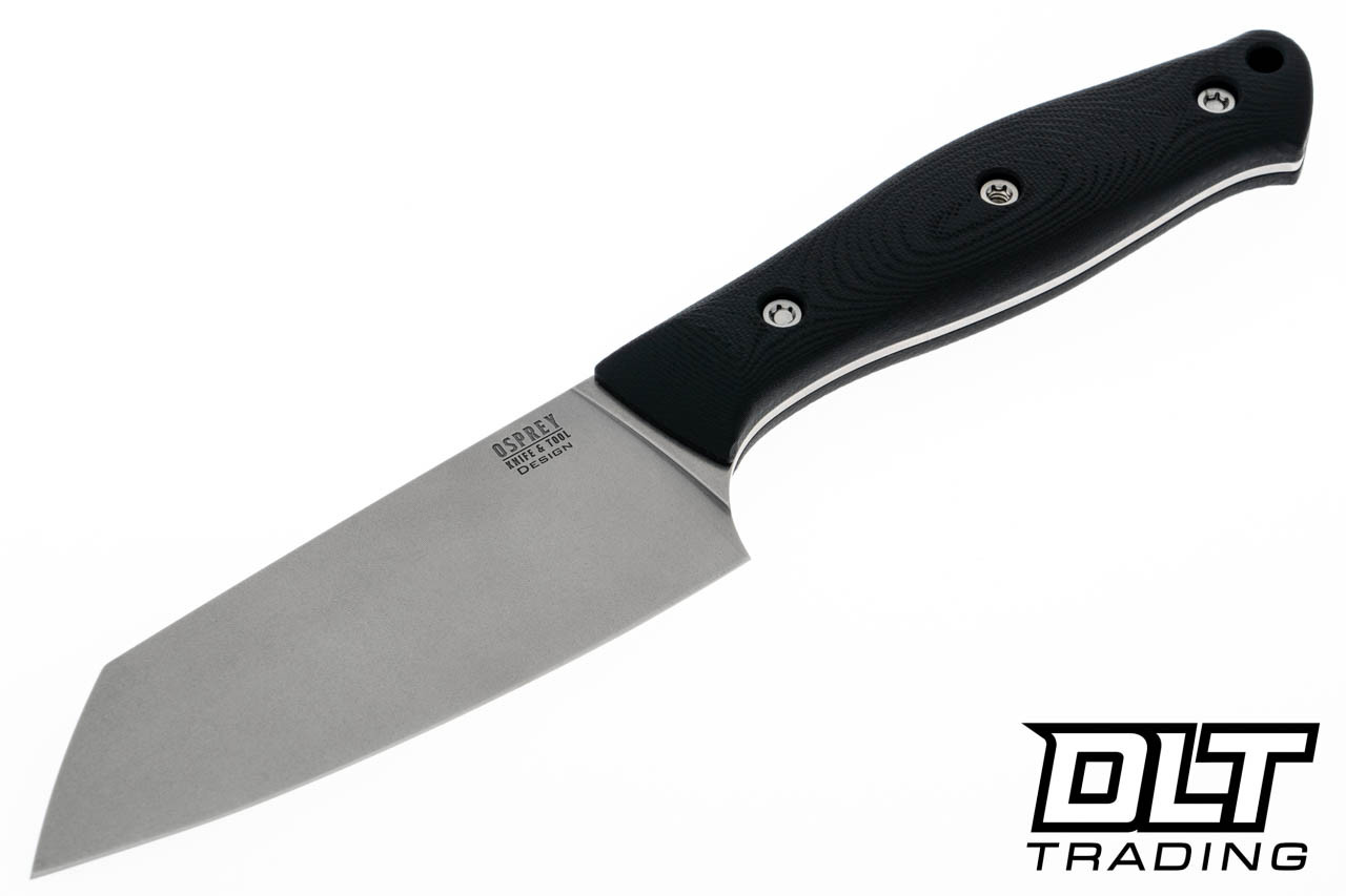 RMJ Tactical Osprey 9 Adventure Kitchen Knife - Stonewashed 14C28N
