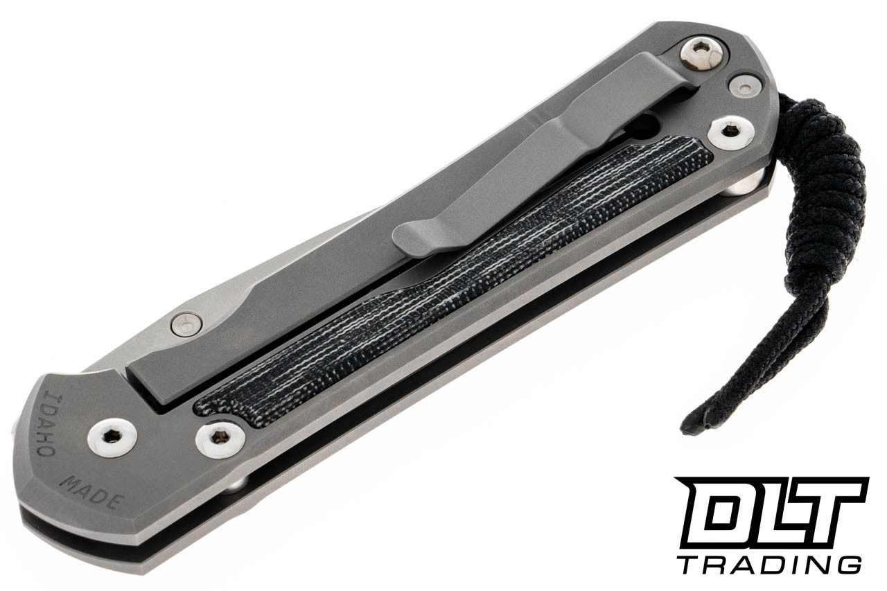 Chris Reeve Large Sebenza 31 - Glass Bead Blasted - Black Canvas