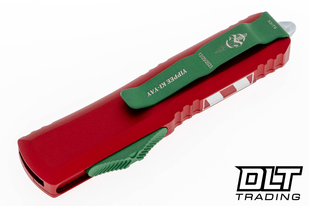Microtech UTX-85 Warhound - Candy Cane Handle