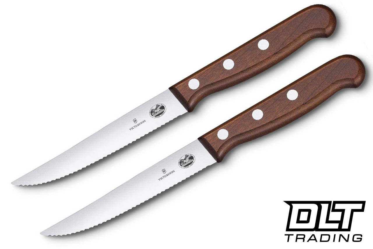 Victorinox 7 Serrated Chef's Knife - Rosewood Handle - DLT Trading