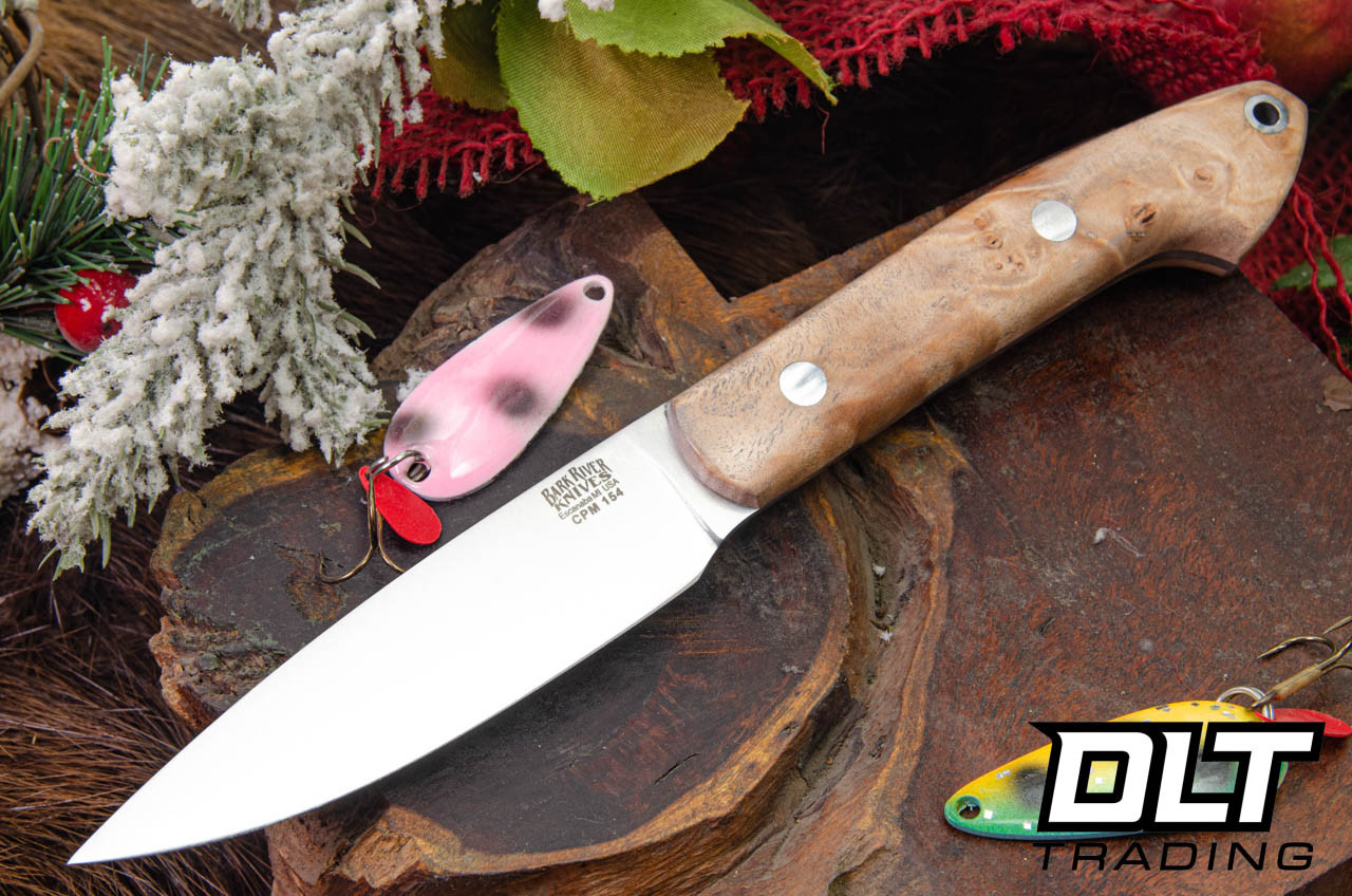 Bark River Bird & Trout CPM-154 Natural Maple Burl #7