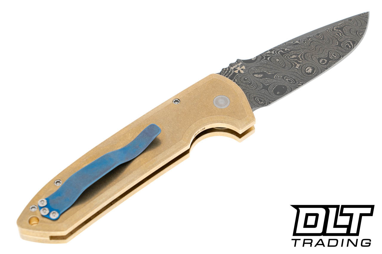 Pro-Tech Rockeye Custom - Bronze Handle - Chad Nichols Virus