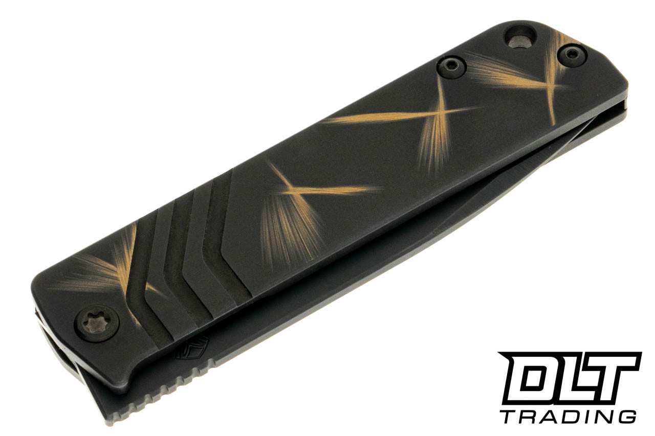 Medford Antik Drop Point - DLC S45VN - Black & Bronze Birds of