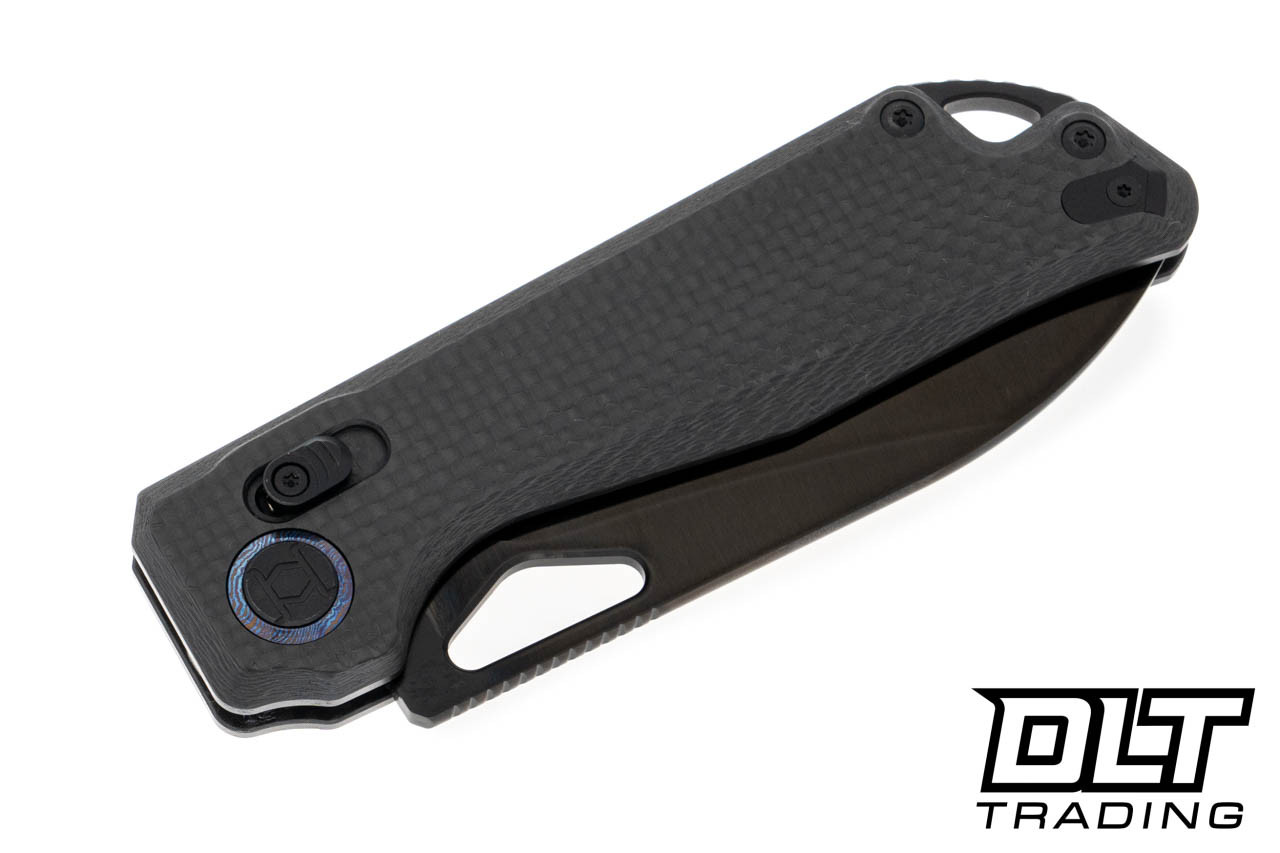 Kunwu Pulsar XL Carbon Fiber - Satin DLC Elmax Blade - DLT Trading