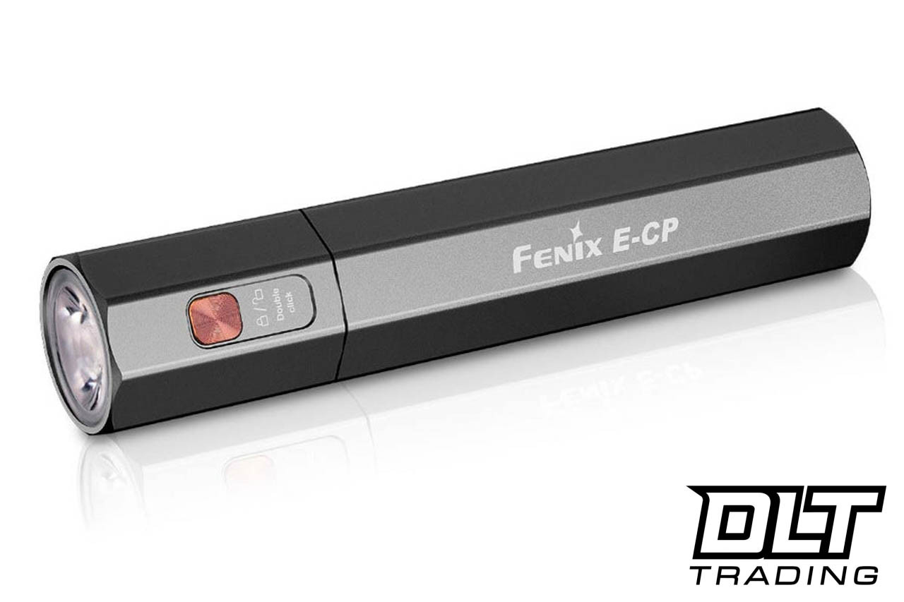 Fenix E-CP Rechargeable Flashlight with Power Bank - Black - DLT