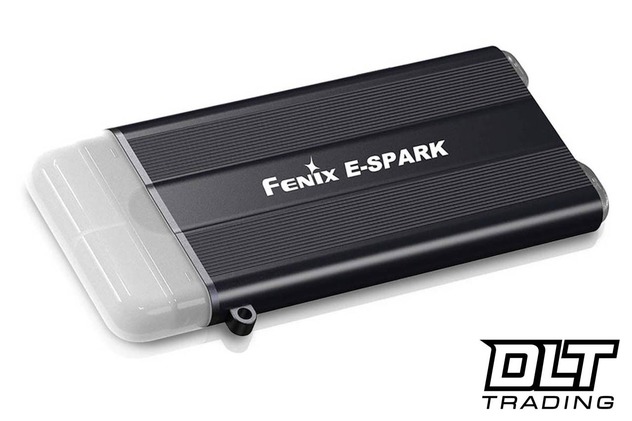 Fenix E-Spark Keychain Flashlight & Power Bank - Black - DLT Trading