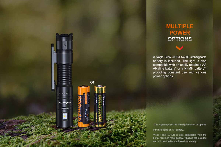battery fenix flashlight PD35R Rechargeable the Fenix E35 V3.0 Fenix LD45R Digital Focus Rechargeable
