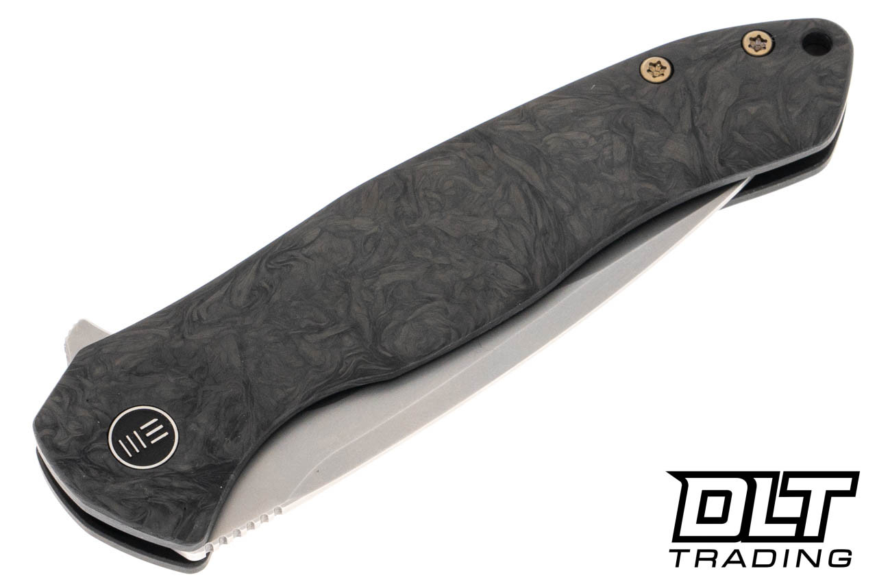 WE Knife Kitefin 2001A Flipper - Titanium & Marble Carbon Fiber - S35VN ...