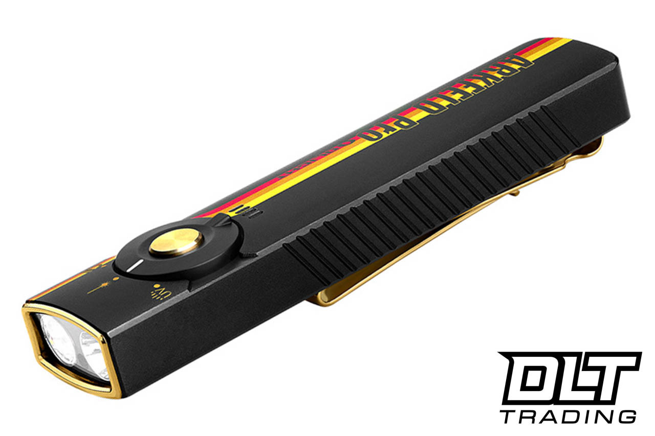 ライト・ランタン solol ND ver. Type2 - RETRO STRIPE Olight Arkfeld Pro - Racing Stripes - Cool White - DLT Trading
