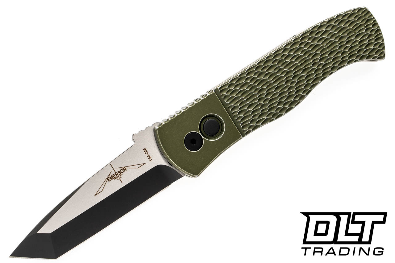 Pro-Tech Emerson CQC-7 Tanto Green Battle Worn | DLT Trading