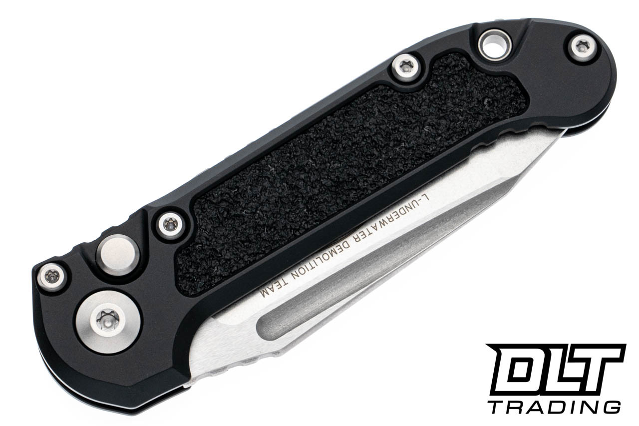 Microtech 1136-10 LUDT Gen III T/E - Black Handle - Stonewashed