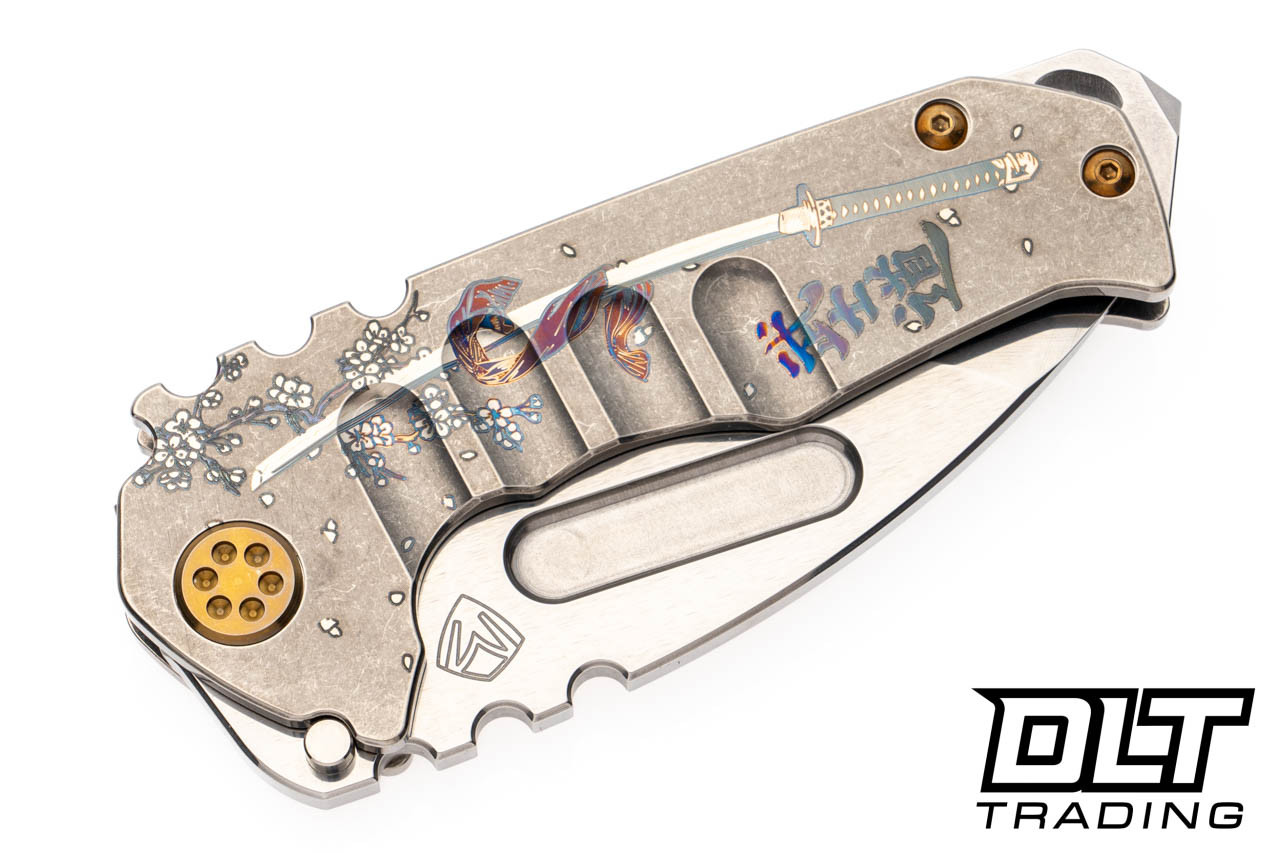 Medford Praetorian Genesis T Flat Ground - Tanto Tumbled S45VN