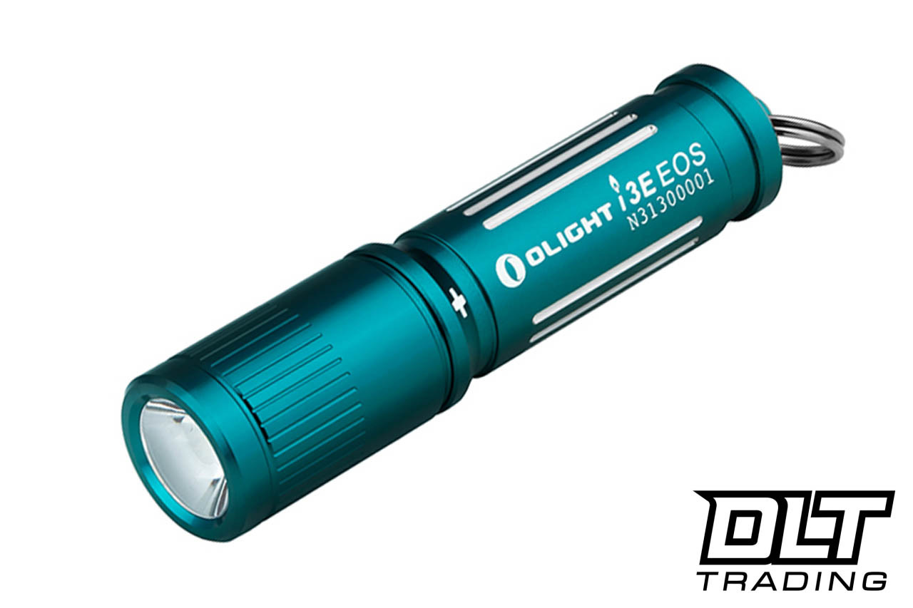 Olight i3E EOS Keychain Flashlight - Olight Blue - DLT Trading