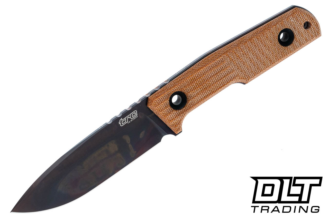 TRC Urban Tactical Elmax - Natural Canvas Micarta - Apocalyptic