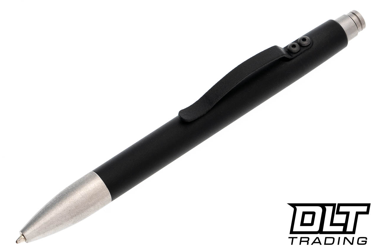 Tuff Writer Analog Press Pen - Black Anodized Aluminum - DLT Trading
