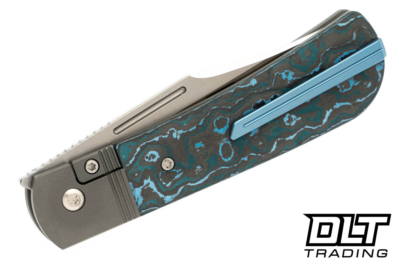Jack Wolf The Benny - Arctic Storm Fat Carbon - Belt Satin Blade