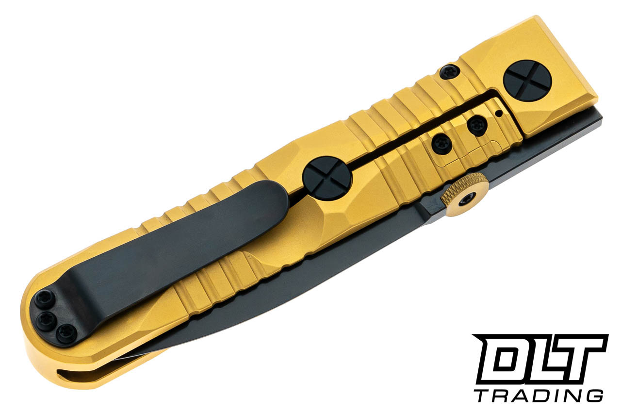 Ek Integral Folder Dagger - Gold DLC Handle - Black Blade - DLT