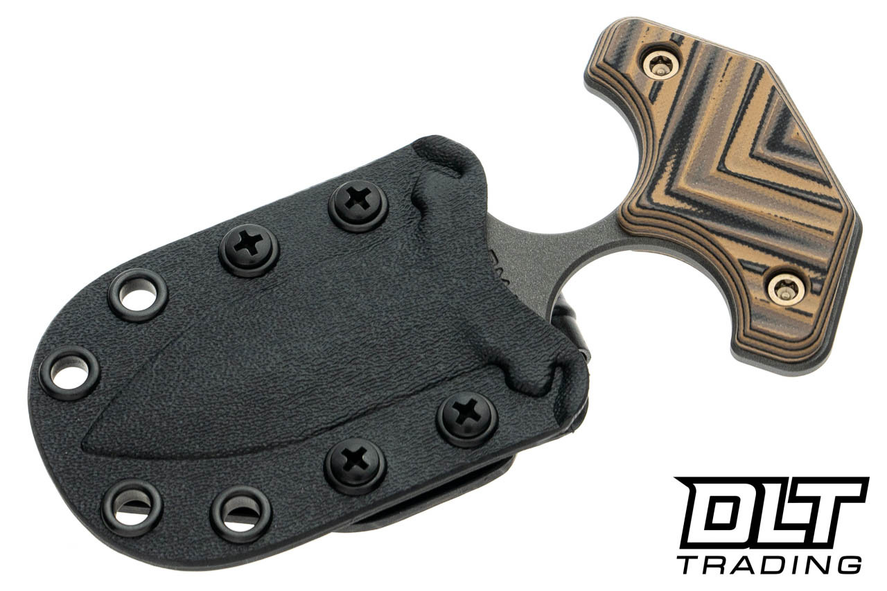 RMJ Tactical BUB Back Up Blade - Nitro-V - Hyena Brown G-10