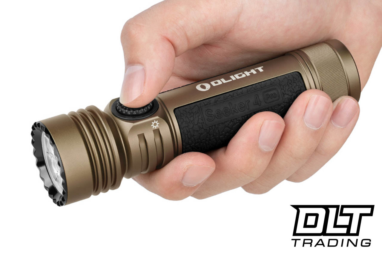 Olight Seeker 4 Pro - Desert Tan - Cool White - DLT Trading