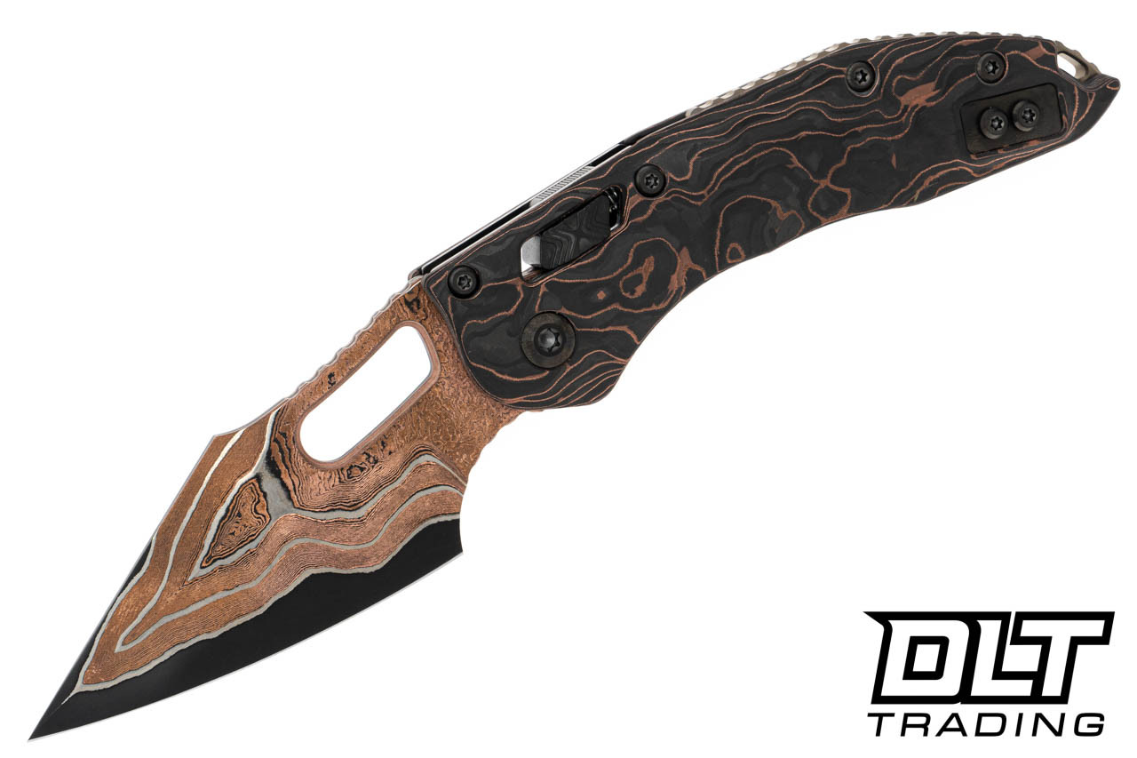 Microtech 169RL-16MS1 Stitch S/E Ram-Lok - Baker Forge Damascus