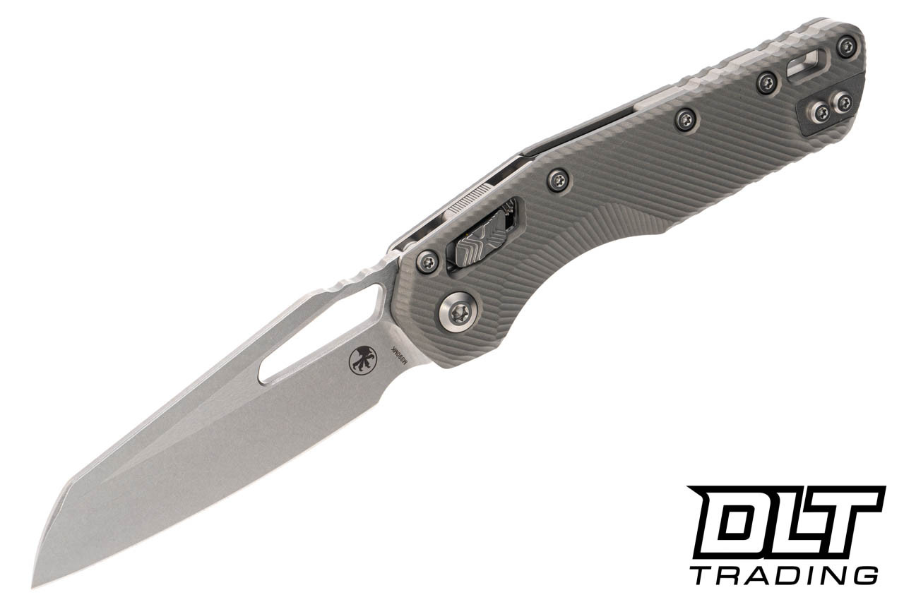 Microtech 210-10FLNC MSI S/E - Fluted Natural Clear Handle