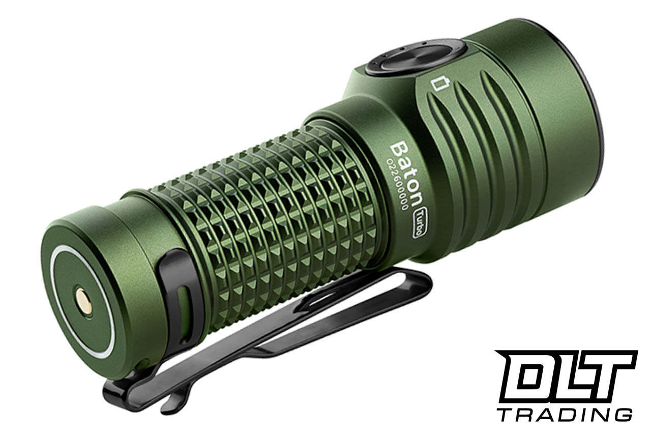 Olight Baton Turbo - OD Green - Cool White - DLT Trading
