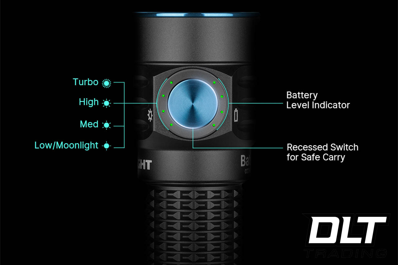 Olight Baton Turbo - OD Green - Cool White - DLT Trading