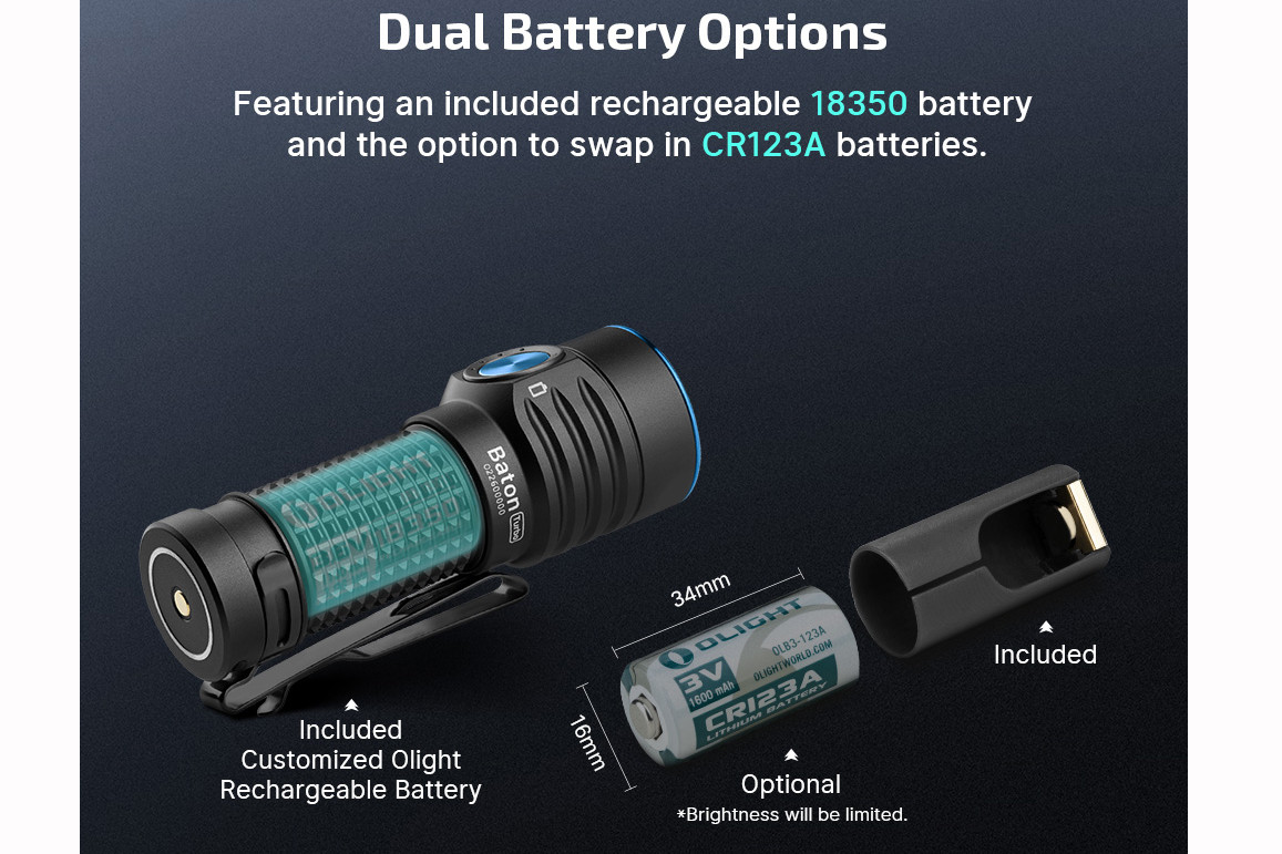 Olight Baton Turbo - OD Green - Cool White - DLT Trading