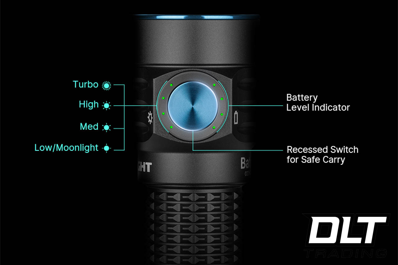 Olight Baton Turbo - Black - Cool White - DLT Trading