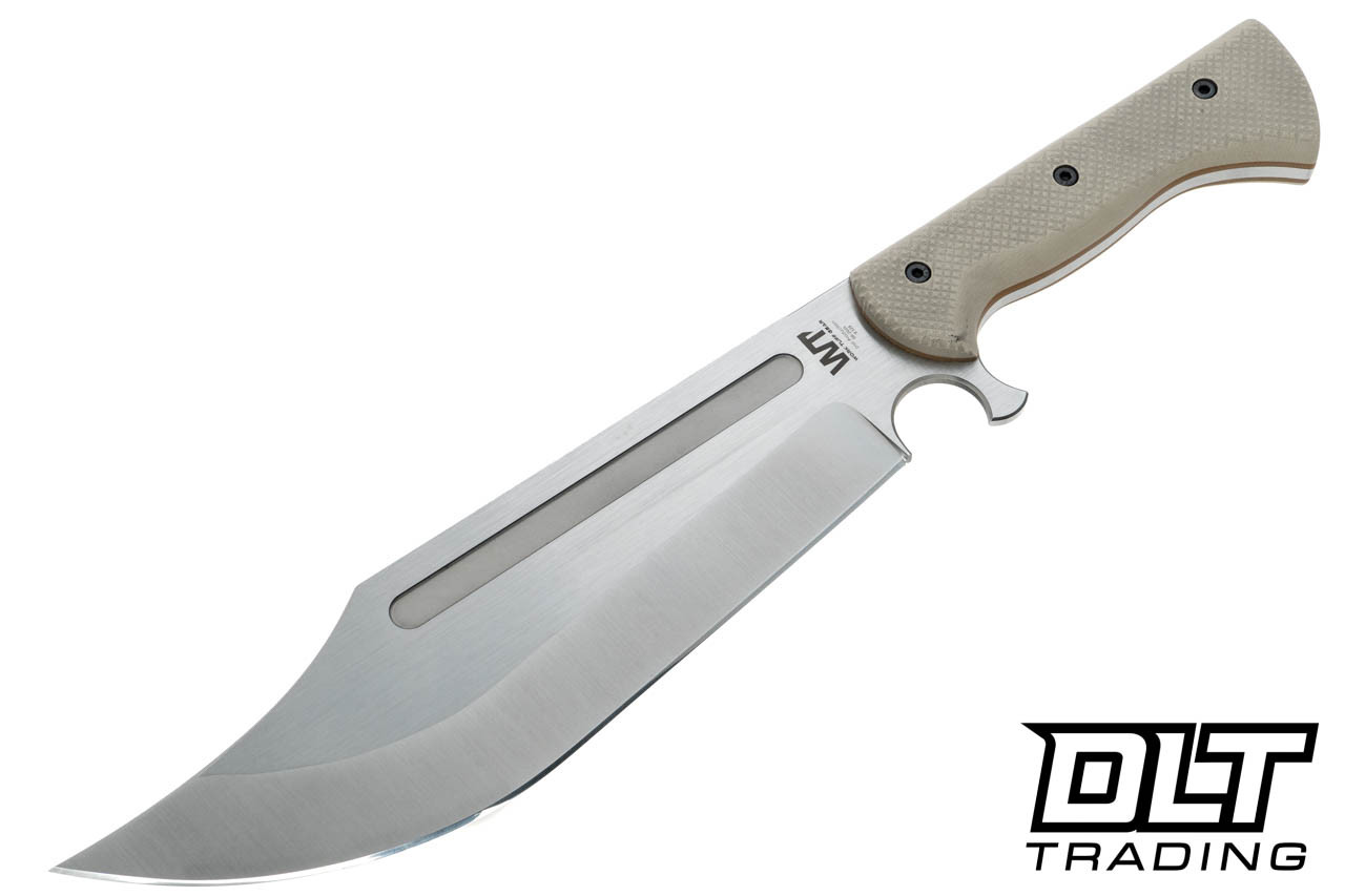 WTG V44X - Ghost K329 Blade - Desert Tan G-10 - Brown Liners