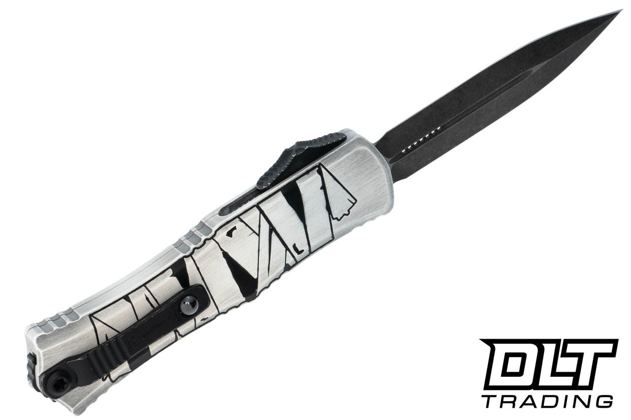 Microtech 1702M-1HWMYS Mini Hera D/E - Mummy Wrap Handle - Black