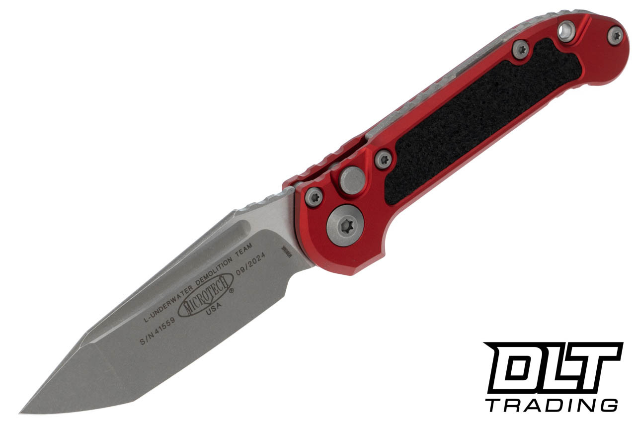 Microtech 1136-10APRD LUDT Gen III T/E - Red Handle - Apocalyptic
