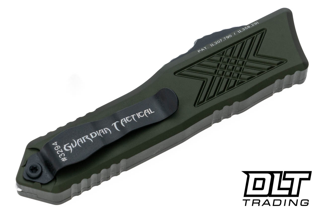 Guardian Tactical GTX-025 OTF Drop Point - Two Tone Elmax Blade