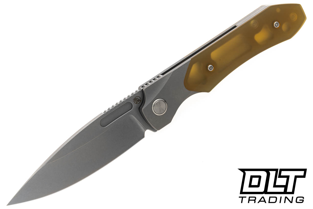 Griffin X-Series Bolster Lock - Ultem - Stonewashed Blade - DLT